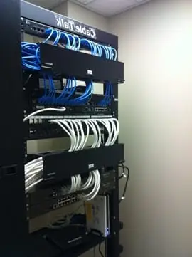 L'installation de cablage informatique et téléphonique finalisée