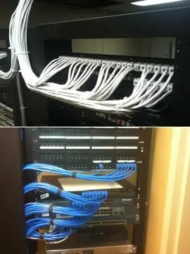 Pendant Avant l'installation de cablage informatique
